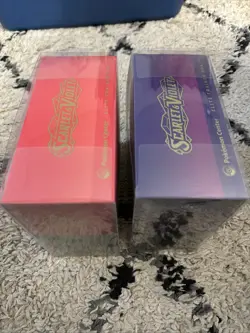 Pokemon Center Scarlet & Violet Base Set ETBs (Sealed Pair w/ Protective Case) - Image 3