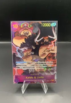 ONE PIECE TWO LEGENDS Kaido and Linlin OP08-119 SEC Parallel Alternate Art NM - Image 1