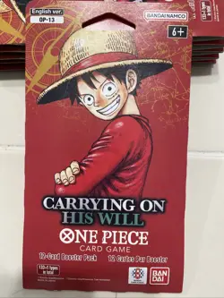 One Piece OP-13 CARRYING ON HIS WILL Sleeved Booster Pack - Heavy - 37.4g 🔥 - Image 3