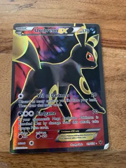Pokemon Card Tcg Umbreon Ex 119/124 Fates Collide Full Art Rare Holo - Image 2