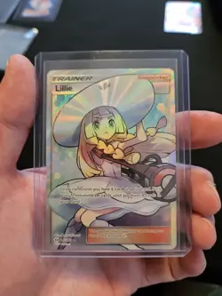 Pokemon Card TCG Lillie 147/149 Full Art Trainer Ultra Rare Sun and Moon Holo💥 - Image 3