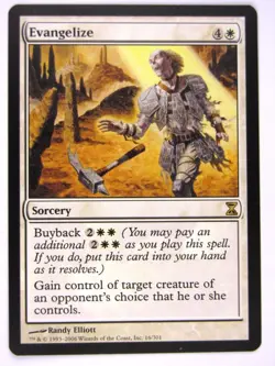 MTG Magic: The Gathering Cards: EVANGELIZE: TSP - Image 1