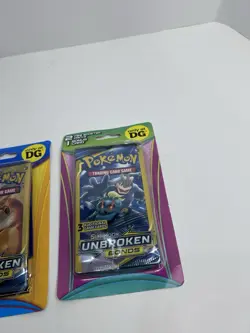 3 Pokemon Unbroken Bonds DG Sun&Moon 2 Mini Booster Packs + Bonus Card NEW - Image 4