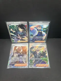 Pokemon Full Art Trainer Lot Judge Kofu Tyme Clive Ultra Rare Holo Cards NM - Image 1