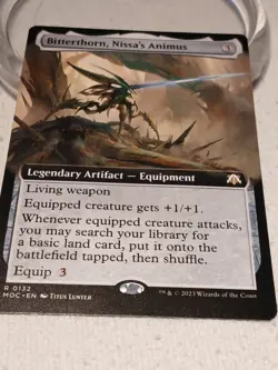 Bitterthorn, Nissa's Animus (Extended Art) Commander: March of the Machine... - Image 1