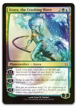 Kiora, the Crashing Wave #149 (Foil) (LP) Born of the Gods BNG Magic MTG - Image 1