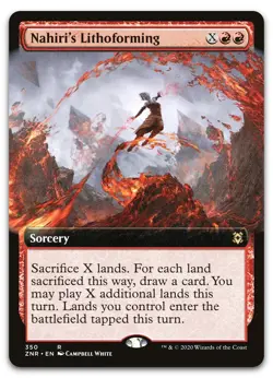 Nahiri's Lithoforming (Extended Art) #350 (NM) Zendikar Rising ZNR Magic MTG - Image 1