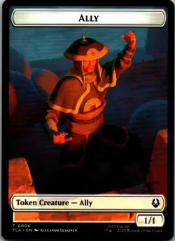 Avatar: The Last Airbender #6 / 17 Ally (0006) Clue (0017) Double-Sided Token - Image 1