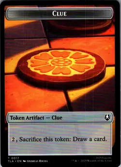 Avatar: The Last Airbender #6 / 17 Ally (0006) Clue (0017) Double-Sided Token - Image 2