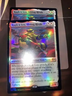 Raph & Leo, Sibling Rivals Teenage Mutant Ninja Turtles Foil X 2 - Image 1