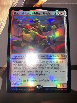 Raph & Leo, Sibling Rivals Teenage Mutant Ninja Turtles Foil X 2 - Image 2