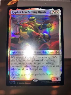 Raph & Leo, Sibling Rivals Teenage Mutant Ninja Turtles Foil X 2 - Image 4