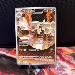 Pokemon Card Garganacl 147/132 Mega Evolution Illustration Rare NM - Image 1