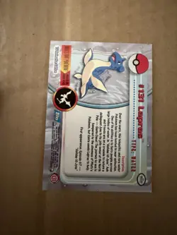 2000 Topps Pokemon Series 3 #131 Lapras TV Animation Edition Blue - Image 2