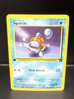 Pokemon TCG Squirtle 68/82 Team Rocket 1st Edition Non-Holo Regular H - Image 2