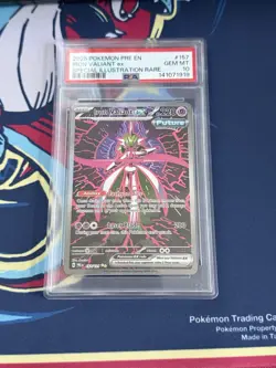 2025 POKEMON PRE SPECIAL ILLUSTRATION RARE #157 IRON VALIANT EX PSA 10 - Image 1