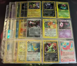 🌀Lot Of 90 ALL HOLOS Vintage Pokemon Collection Lot Binder-Dragonite & more!! - Image 1