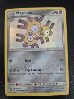 Magneton SV28/SV94 Shiny Holo Rare Holo NM Pokemon Hidden Fates: Shiny Vault - Image 3