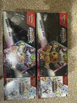Pokemon Prismatic Evolutions Sams Club Exclusive Bundle x2 NEW FACTORY SEALED - Image 1