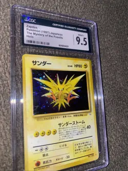 1997 Pokemon The Mystery of the Fossils Zapdos Japanese CGC 9.5 - Image 1
