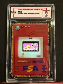 Onix - 35MM RARE FILM FRAME CELL FROM POKEMON THE MOVIE 2000 CG 10 - Image 1