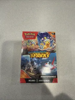 Pokemon TCG Scarlet & Violet Surging Sparks Booster Bundle 6 Packs, New Sealed - Image 1