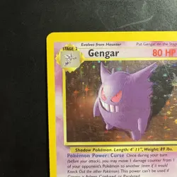 Pokemon Vintage Holo Gengar 5/62 Fossil WoTC 1999 - Image 2