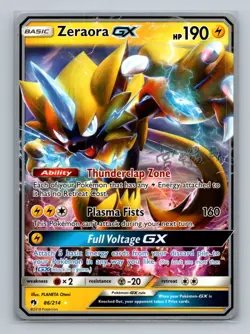 Pokemon Pokemon World Championship Decks #86/214 Zeraora GX - Image 1