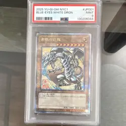 Konami Blue-Eyes White Dragon 2025 Yu-Gi-Oh! NYC1 JP001 PSA 9 Mint - Image 1