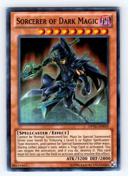 Yugioh Sorcerer of Dark Magic DPYG-EN010 Super Rare - MP 💎 - Image 1