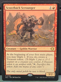 Scuzzback Scrounger R 0153 Rare Lorwyn Eclipsed Near Mint Card Game MTG TCG - Image 1