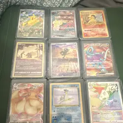Pokemon TCG Foil Promo 9 Card Lot Pikachu Fidough Typhlosion VMAX VSTAR EX - Image 1