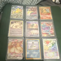 Pokemon TCG Foil Promo 9 Card Lot Pikachu Fidough Typhlosion VMAX VSTAR EX - Image 2