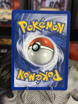 Pokemon TCG Hitmonchan Base Set 2 Holo Unlimited Rare Card 8/130 Swirl! - Image 3