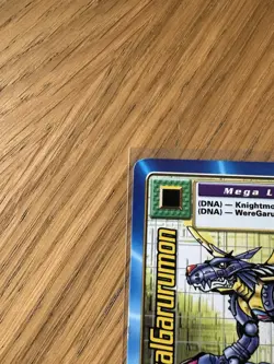 Digimon ST-85 MetalGarurumon Swedish Promo Card TCG Rare Bandai Played - Image 5