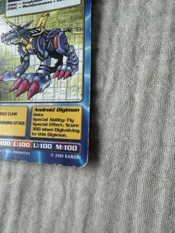 Digimon ST-85 MetalGarurumon Swedish Promo Card TCG Rare HP - Image 2