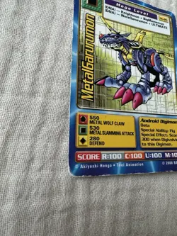 Digimon ST-85 MetalGarurumon Swedish Promo Card TCG Rare HP - Image 3