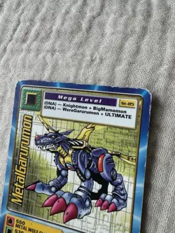Digimon ST-85 MetalGarurumon Swedish Promo Card TCG Rare HP - Image 4