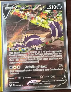 Pokemon Cards Lot (2 Alternate Art - Suicune V + Skuntank V - M/NM - TCG) - Image 3
