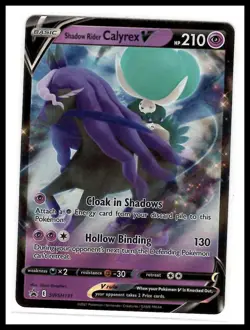 SWSH: Sword & Shield Promo Cards #SWSH131 Shadow Rider Calyrex V - Image 1