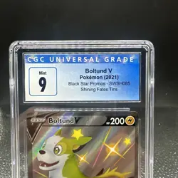 Boltund V SWSH085 SWSH: Sword & Shield Promo Cards Holo CGC 9 - Image 3