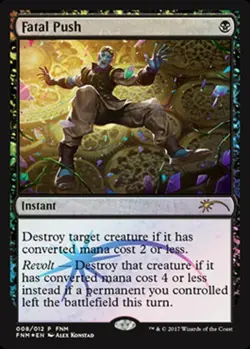 MTG Fatal Push - FNM 2017, FNM Promos, Moderately Played, English - Image 1