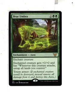 MTG SkeenAB Bear Umbra from Commander Kamigawa ND. NM. - Image 1