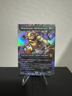 Michelangelo, Weirdness to 11 (Borderless) Teenage Mutant Ninja Turtles Foil - Image 1