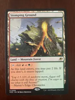 Stomping Ground Edge of Eternities Land Regular NM+ Condition - Image 1