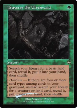 Traverse the Ulvenwald (Retro Frame) Foil 422 R Innistrad Remastered Near Mint - Image 1
