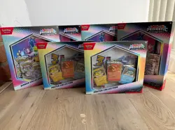 Pokemon-Prismatic Evolutions Binder collection(4) & Poster Collection(2)- SEALED - Image 1