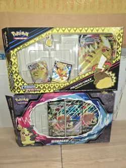 (2) Pokemon card collection Boxes (No Packs Included) V-Union, Pikachu Vmax - Image 3