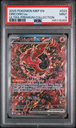 2025 POKEMON MEP PROMO ULTRA-PREMIUM COLLECTION #024 ORICORIO EX PSA 9 - Image 1
