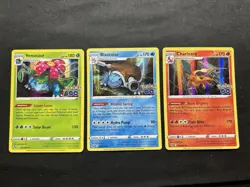 Charizard 010/078 Blastoise Venusaur Pokemon GO Holo Set - Image 1